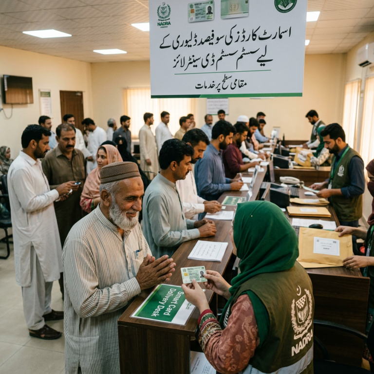 NADRA Smart Card Online Desk serving citizens