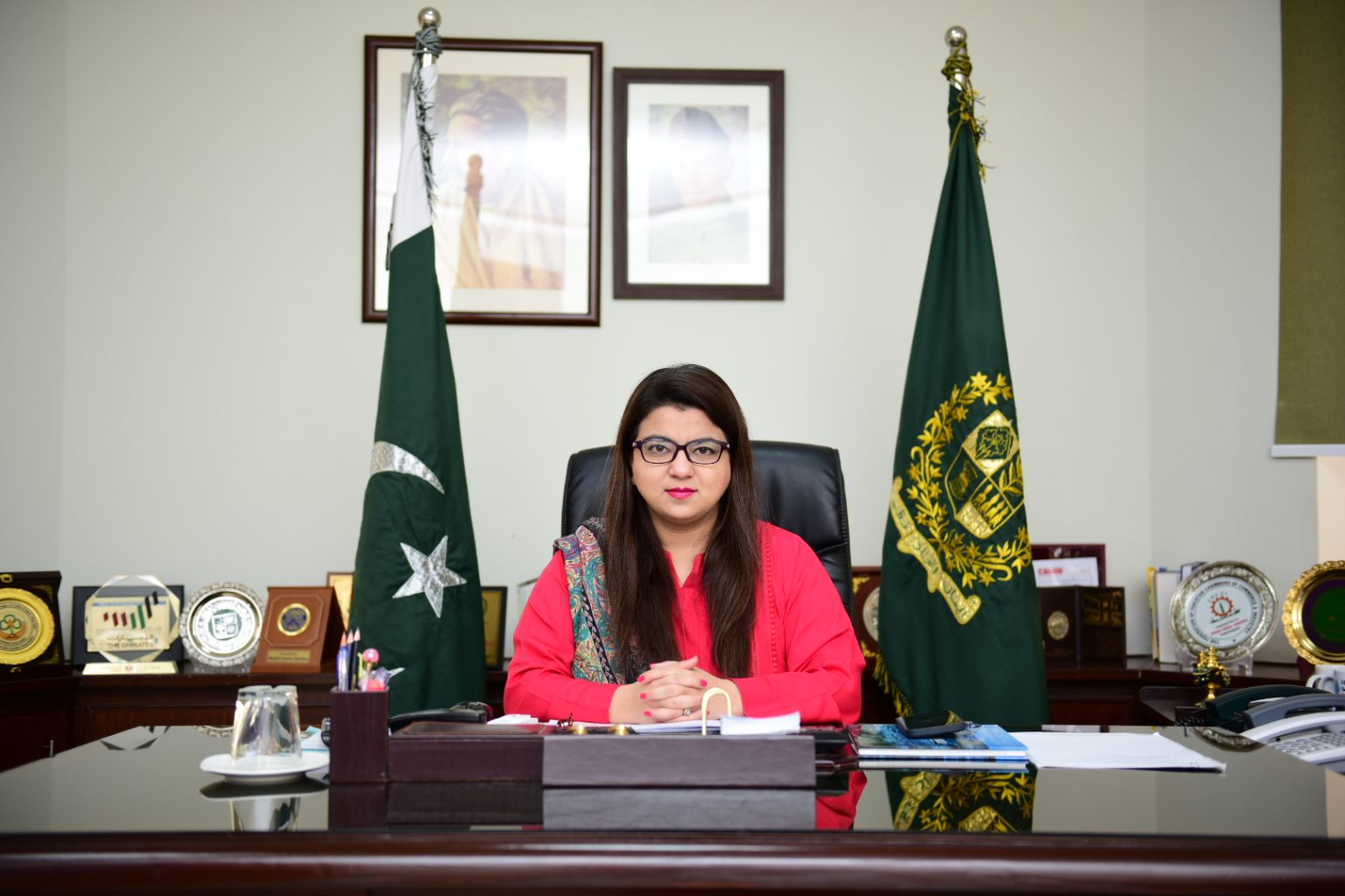 وفاقی وزیر آئی ٹی شزا فاطمہ خواجہ کی محفوظ تصویر