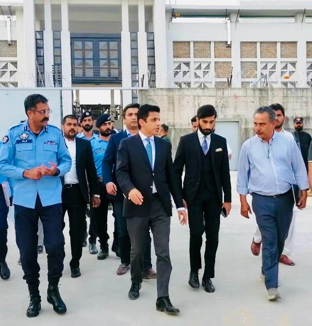 سہیل اشرف کا اسلام آباد جیل منصوبے کا معائنہ